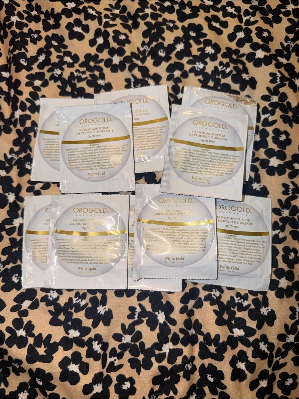 Orogold Deep Moisturizer 24K Profond Hydratant 3g – 10 New Sealed Samples